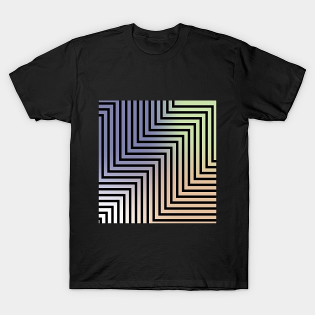 Bold geometric pattern T-Shirt by HelenDBVickers